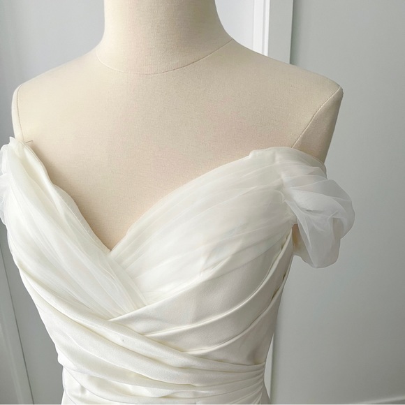 Off Shoulder Wedding Dress - Picture 5 of 15